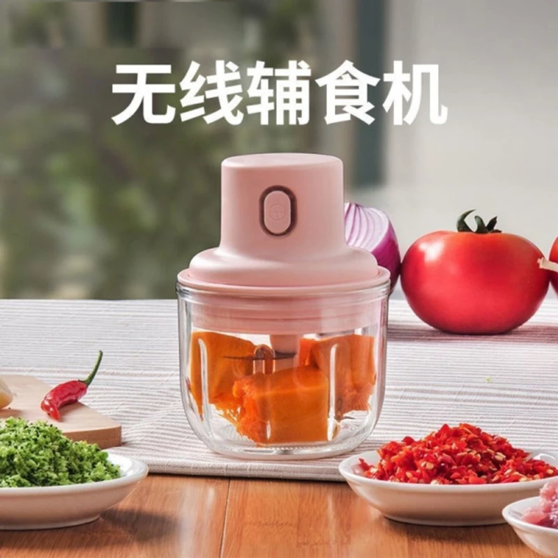 Small Wireless Electric Garlic Masher