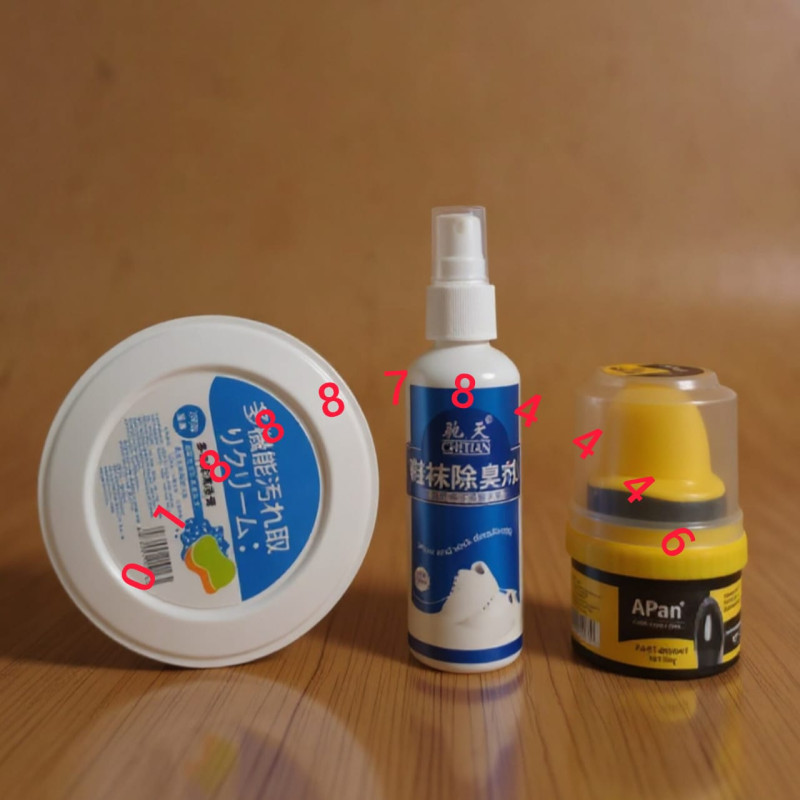 (৩ পিস এর কম্ব) সু ক্লিনিং ক্রিম - সু স্প্রে - সু পলিশ