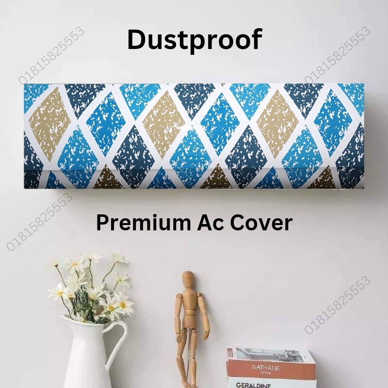1 Ton Blue Diamond Design Ac Cover