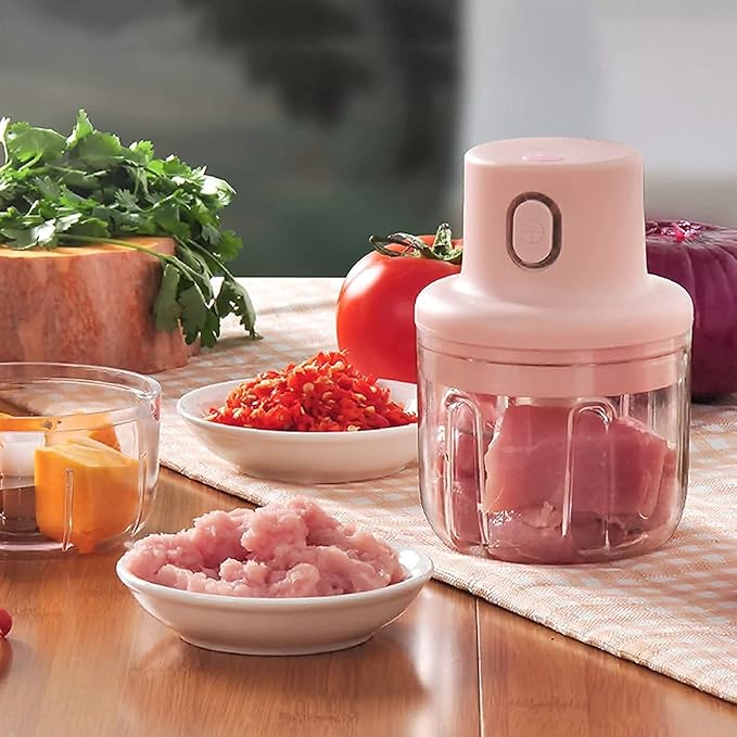 Small Wireless Electric Garlic Masher